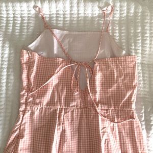 Lottie Moss Pink gingham dress